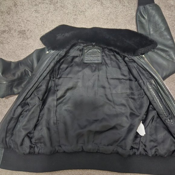 Women's Roots Leather Jacket size 6 - Picture 2 of 8